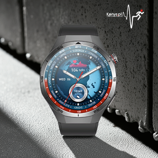 Smartwatch EKG z funkcją monitorowania zdrowia i serca