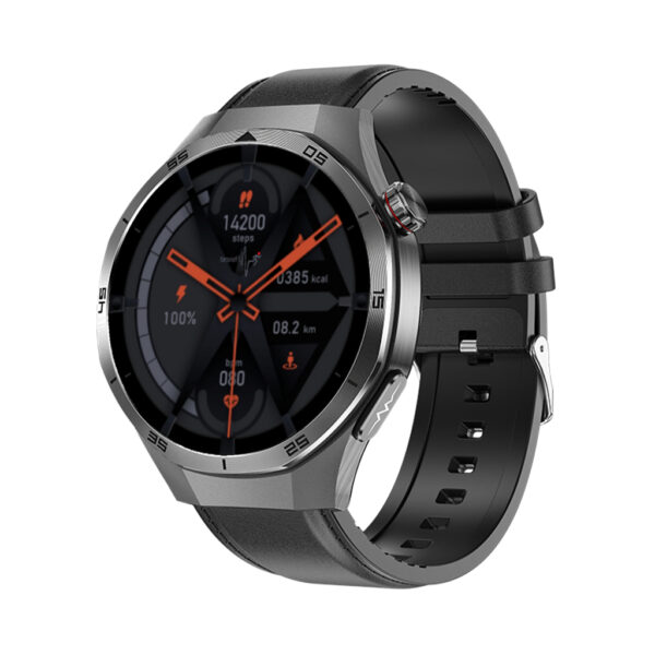 Kardiowatch EKG-S5HD z czarnym paskiem skórzanym - obrazek 2