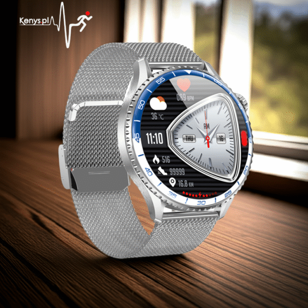 Smartwatch EKG z funkcją monitorowania zdrowia i serca