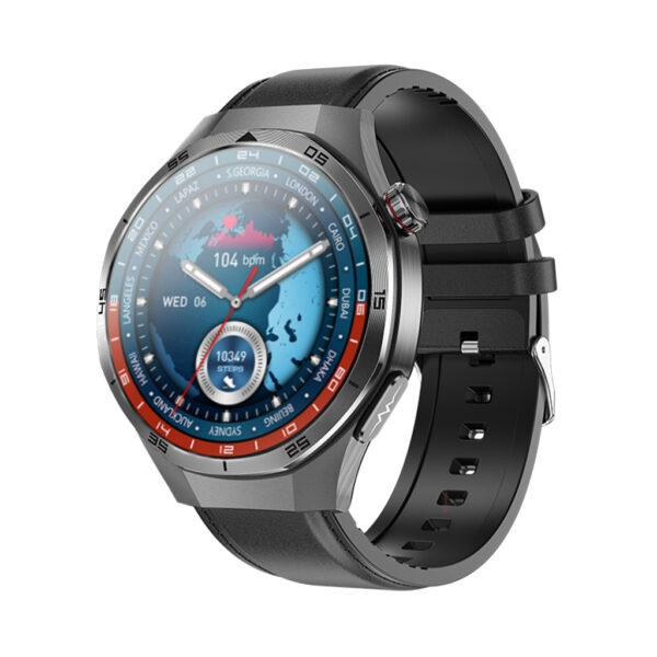 Kardiowatch EKG-S5HD z czarnym paskiem skórzanym - obrazek 4