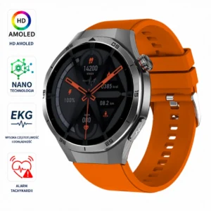 Zegarek kardiologiczny EKG-S5HD orange