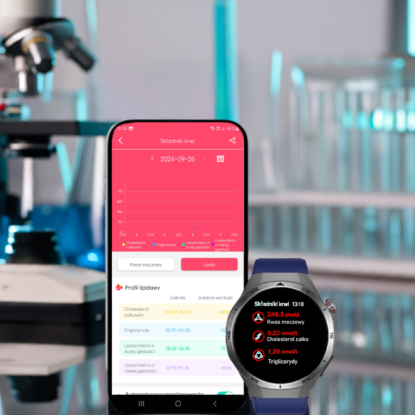 Kardiowatch EKG-S5HD granatowy - obrazek 7