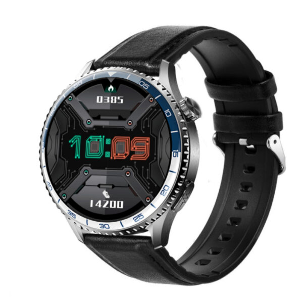 Kardiowatch EKG-S6HD czarny ze skórzanym paskiem - obrazek 6
