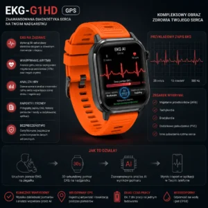 Zegarek EKG-G1HD GPS